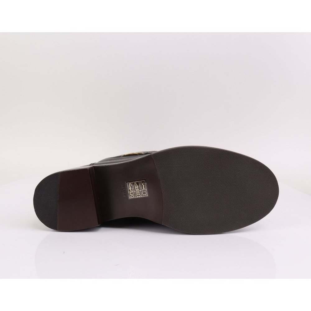 Tory Burch JOANNA Riding Boot Tumbled Leather in Coconut  8.5, 9 $595+ - Picture 6 of 7